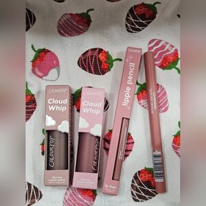 ColourPop Cloud Whip +  Lipstick and Lippie Pencil + Covergirl Lip Stain